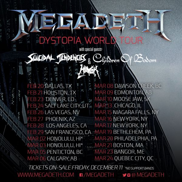 Megadeth schedule, dates, events, and tickets AXS
