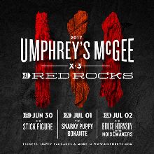Umphrey's McGee tickets at Red Rocks Amphitheatre in Morrison