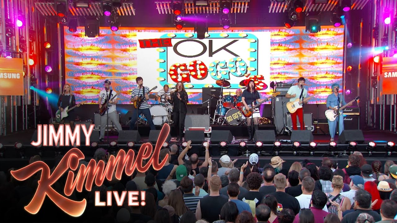 OK Go join The Go-Go's to make 'The OK Go-Go's' on 'Jimmy Kimmel Live'