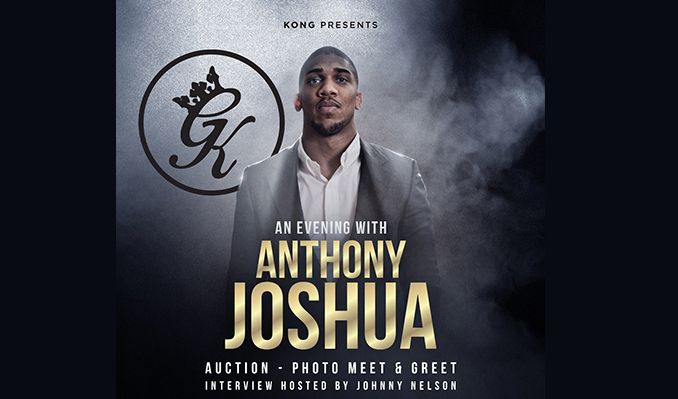 An Evening with Anthony AJ Joshua MBE tickets at indigo at The O2 in London