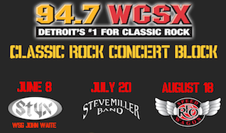 Styx, Steve Miller Band, and REO Speedwagon tickets at Freedom Hill Amphitheatre in Sterling Heights