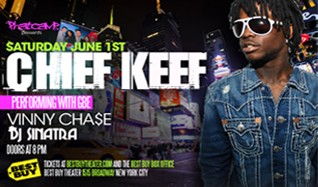 Chief Keef Chief Keef tickets at Best Buy Theater in New York