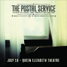The Postal Service tickets at Queen Elizabeth Theatre in Vancouver