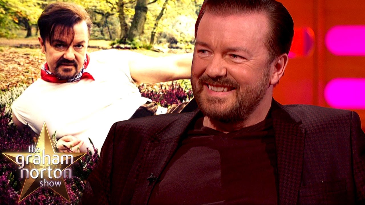 Ricky Gervais explains his shortlived music career as Seona Dancing AXS