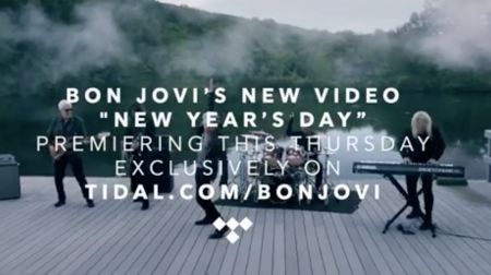 Bon Jovi just released a music video for "New Year's Day," a song off their new album This House is Not for Sale.