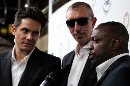 John Mayer talks about the return of the John Mayer Trio at the Apollo Theater in Harlem in October.