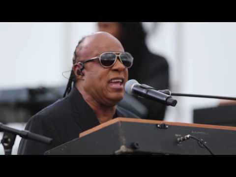 Watch: Stevie Wonder surprises singer in hotel lobby