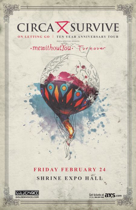 Enter for a chance to win a pair of tickets to Circa Survive at The Shrine in LA