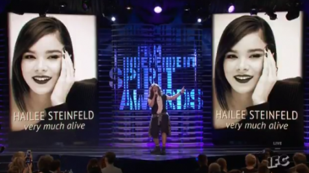 Comedian Andy Samberg pays respect to the celebrities who are still living at the Spirit Awards on Friday night.
