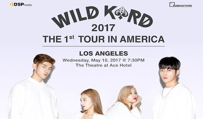 "WILD KARD" 2017 The 1st Tour in America tickets at The Theatre at Ace Hotel in Los Angeles