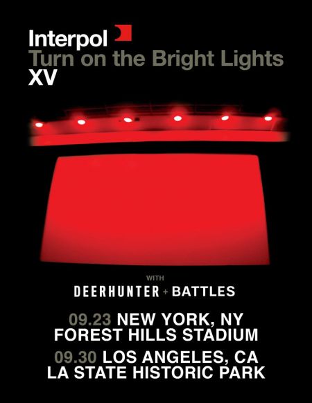 Interpol to play ‘Turn On the Bright Lights’ anniversary shows in New York and Los Angeles