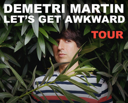 Demetri Martin will embark on his Let's Get Awkward tour this summer