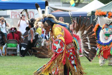 <p>Liberty Park Pow Wow on Pioneer Day</p>