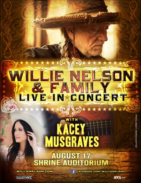 Win a pair of tickets to Willie Nelson at The Shrine Auditorium in LA
