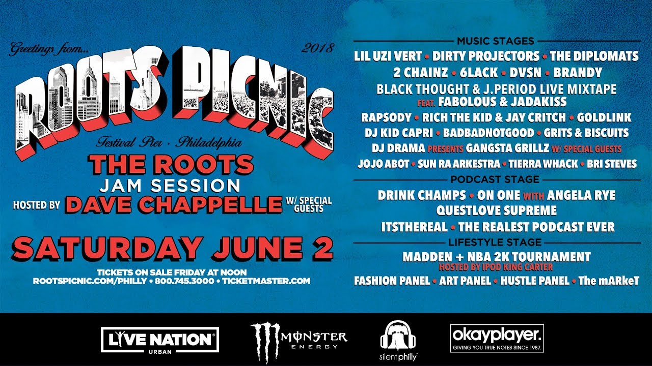 Roots Picnic Seating Chart