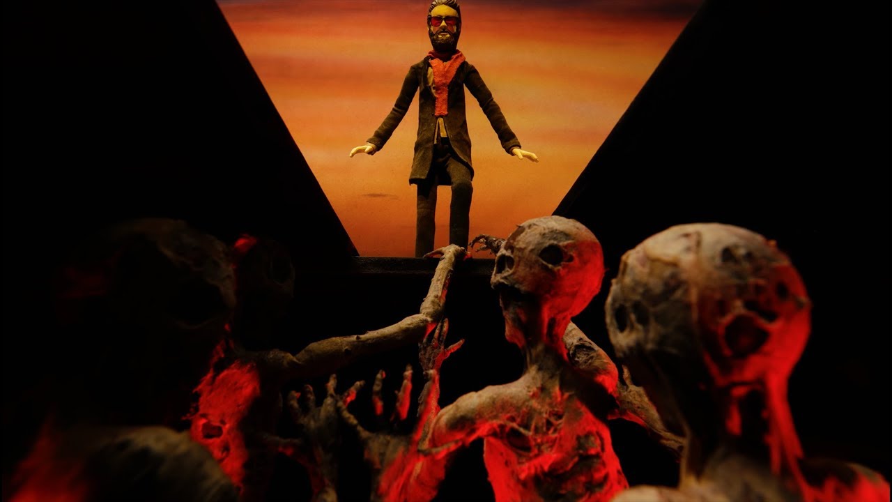 Father John Misty is snatched from his grave by angels in new stop motion video: Watch