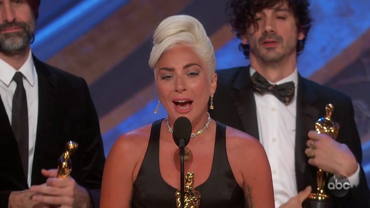Watch: Lady Gaga wins Oscar for Best Original Song for 'Shallow' at the 91st Academy Awards