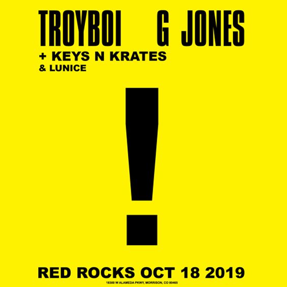 TroyBoi / G Jones Denver Performing Arts Complex