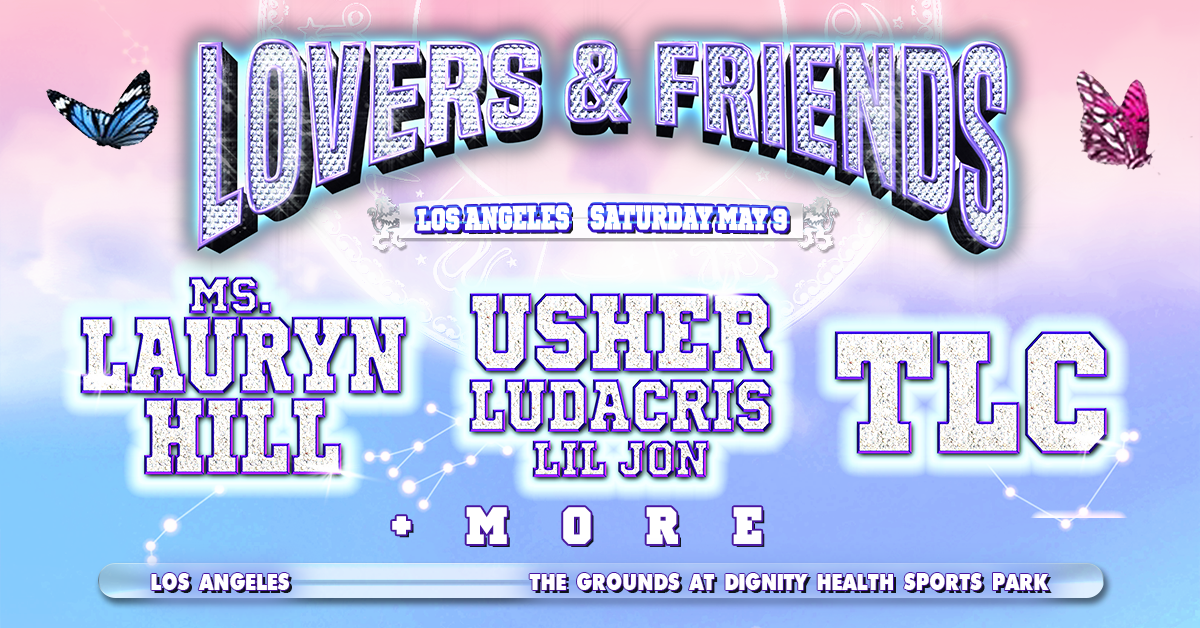 Main image for event titled Lovers and Friends Festival: feat. Ms. Lauryn Hill, Usher and more